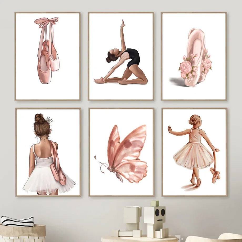 Waterproof Spray Shoe - Cartoon Ballet Dance Shoes Sports Girls