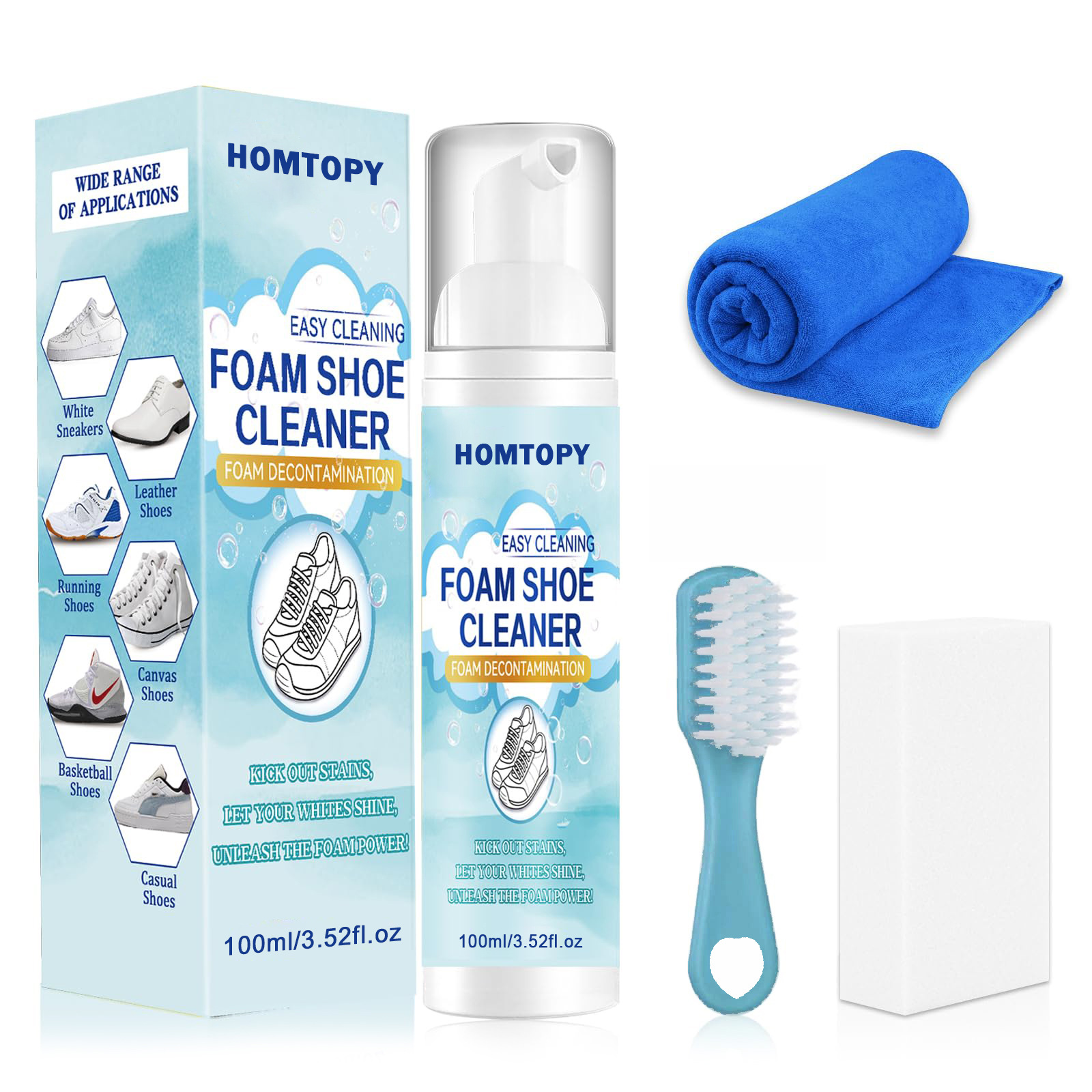 Sneaker Care Products - Shoe Cleaning Kit,Sneaker cleaner Removes Dirt