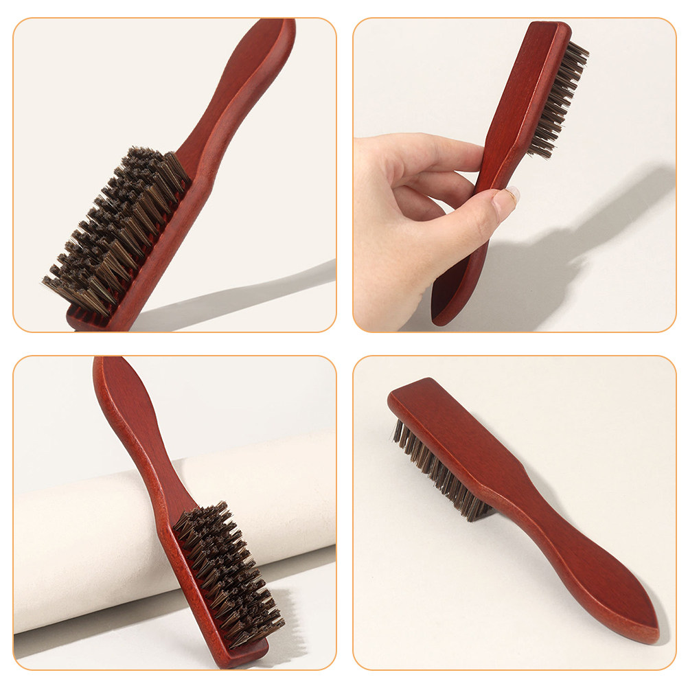 2Pcs Beard Grooming Brush Wood - Brush Bristle Set 评论和价格