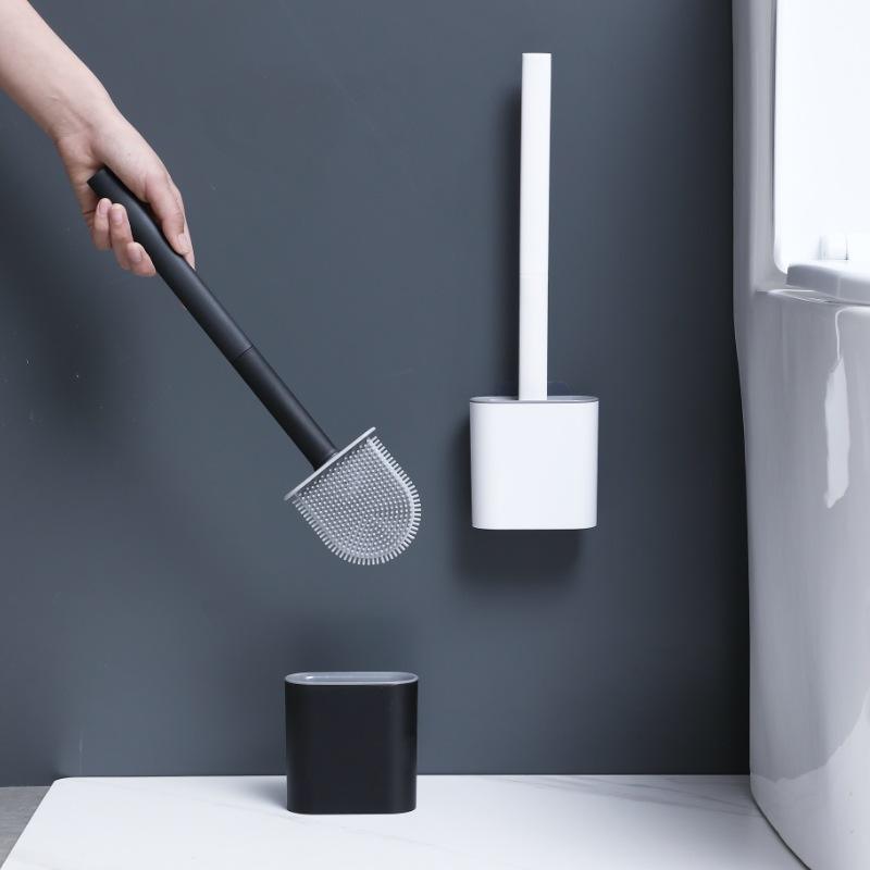 Silicone Toilet Brush Set Wall - Brush Bristle Set 评论和价格