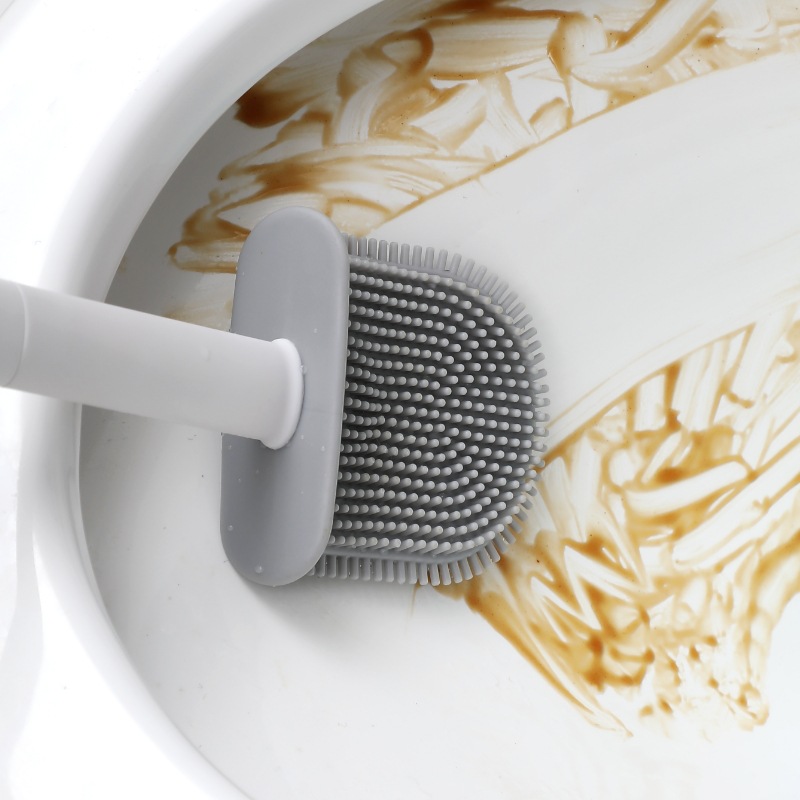 Silicone Toilet Brush Set Wall - Brush Bristle Set 评论和价格