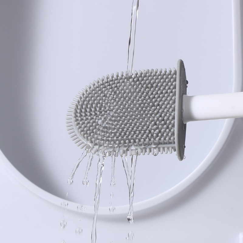 Silicone Toilet Brush Set Wall - Brush Bristle Set 评论和价格
