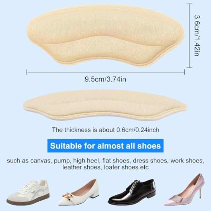 9 Pairs Heel Cushion Pads for  - Heel Liner Grip 评论和价格