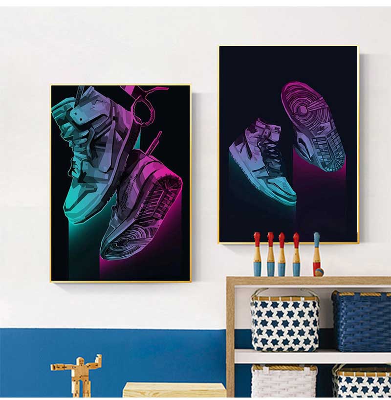 Fashion Graffiti Sneakers Wall - Waterproof Spray Shoe 评论和价格