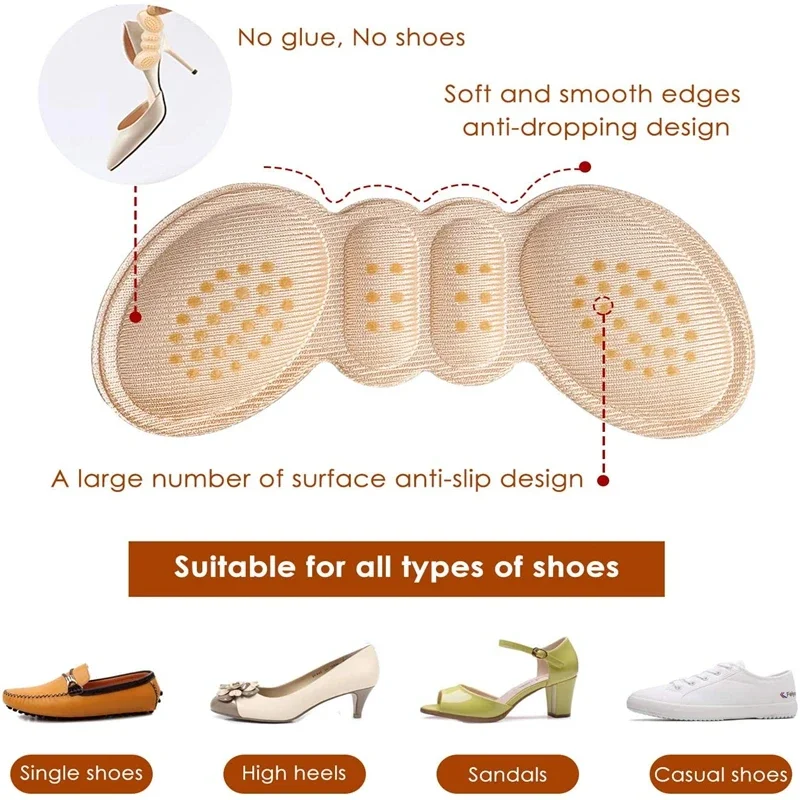 High Heels Heel Pads Protector - Heel Liner Grip 评论和价格