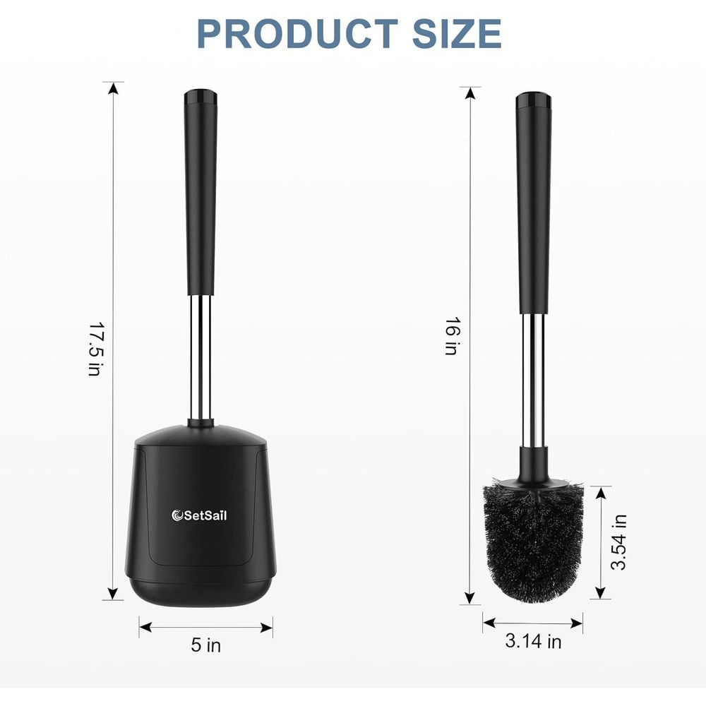 Closing Lid Toilet Bowl Brushe - Brush Bristle Set 评论和价格