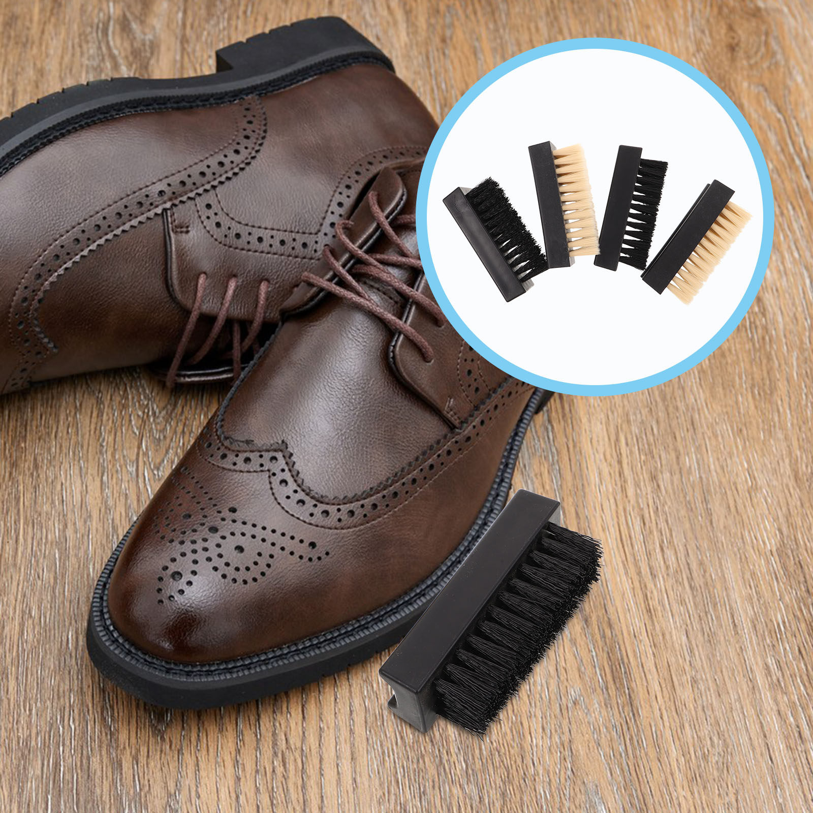 4Pcs Multifunction Shoe Brush  - Sneaker Care Suede 评论和价格