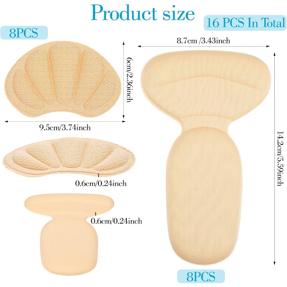 Cushion Pads with Dual Adhesiv - Heel Liner Grip 评论和价格