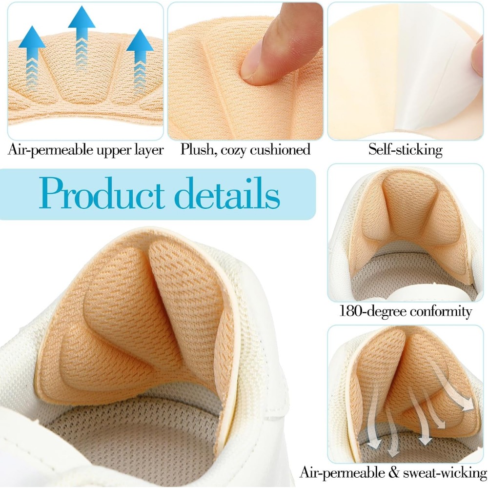 Cushion Pads with Dual Adhesiv - Heel Liner Grip 评论和价格
