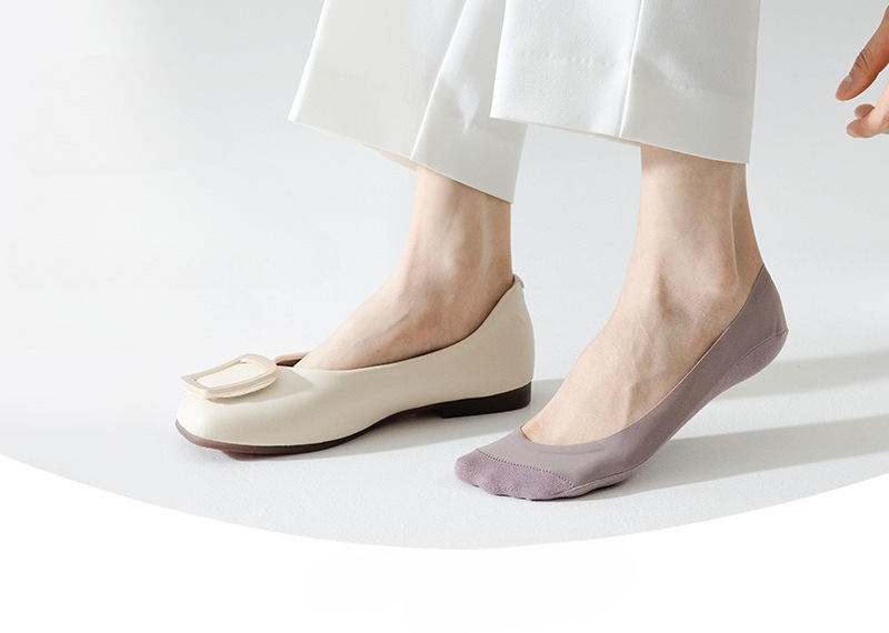 1 pair Ice Silk No Show Liner  - Heel Liner Grip 评论和价格