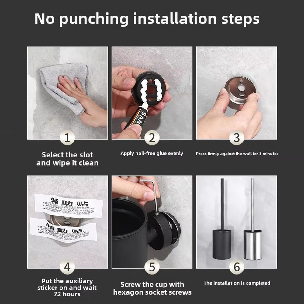 Stainless Steel Toilet Brush S - Brush Bristle Set 评论和价格