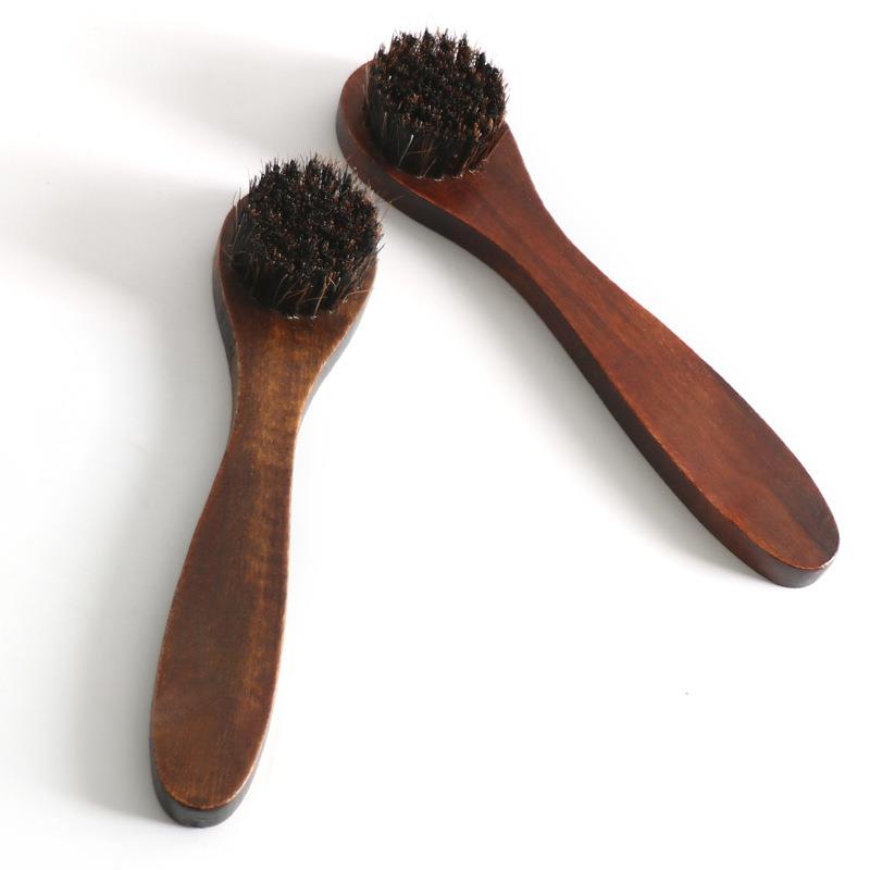 Soft Horse Hair Shoe Brush Lon - Sneaker Care Products 评论和价格