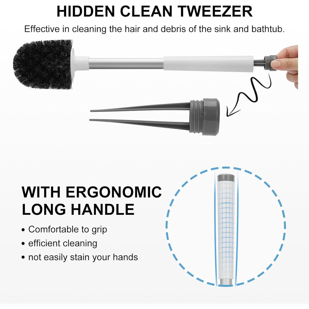 Closing Lid Toilet Bowl Brushe - Brush Bristle Set 评论和价格
